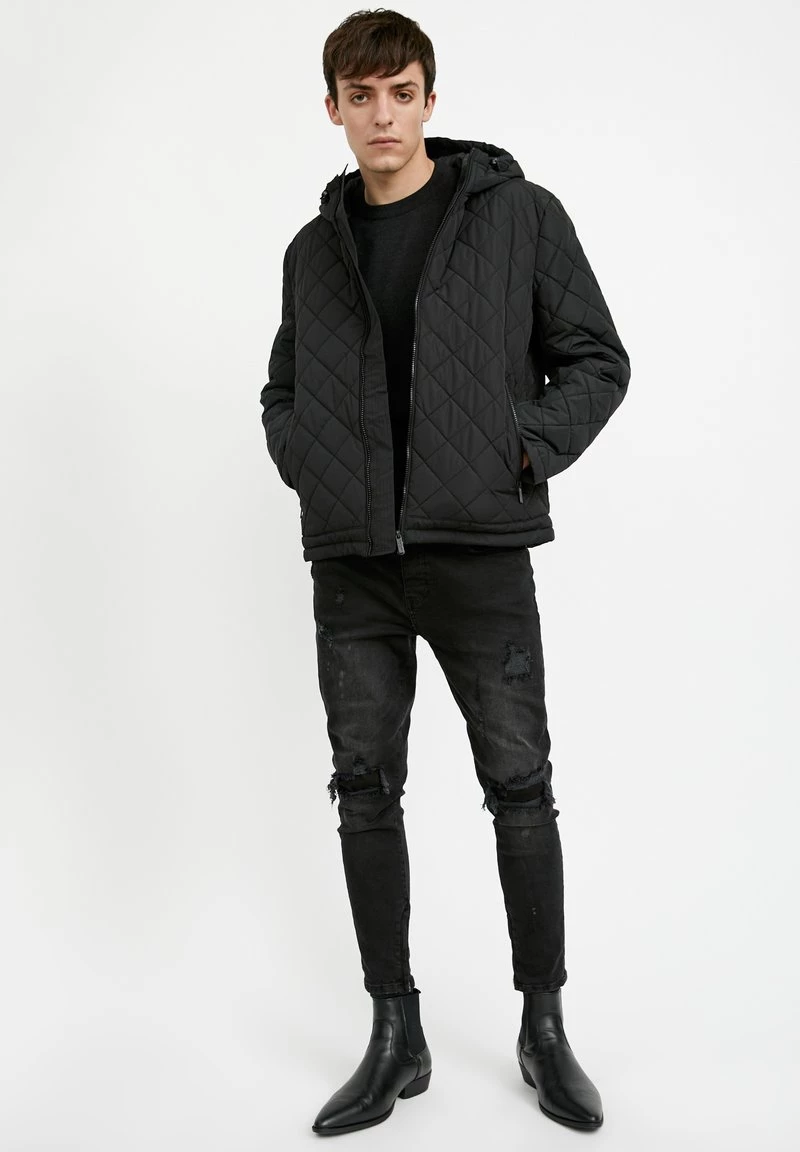 Finn Flare Herren Übergangsjacke - Black 4 Finn Flare Herren Übergangsjacke - Black – Bild 2