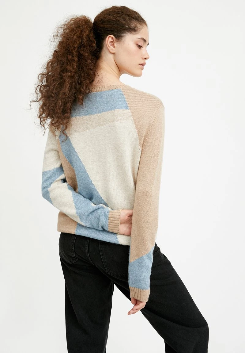 Finn Flare Damen Strickpullover - Beige 5 Finn Flare Damen Strickpullover - Beige – Bild 3