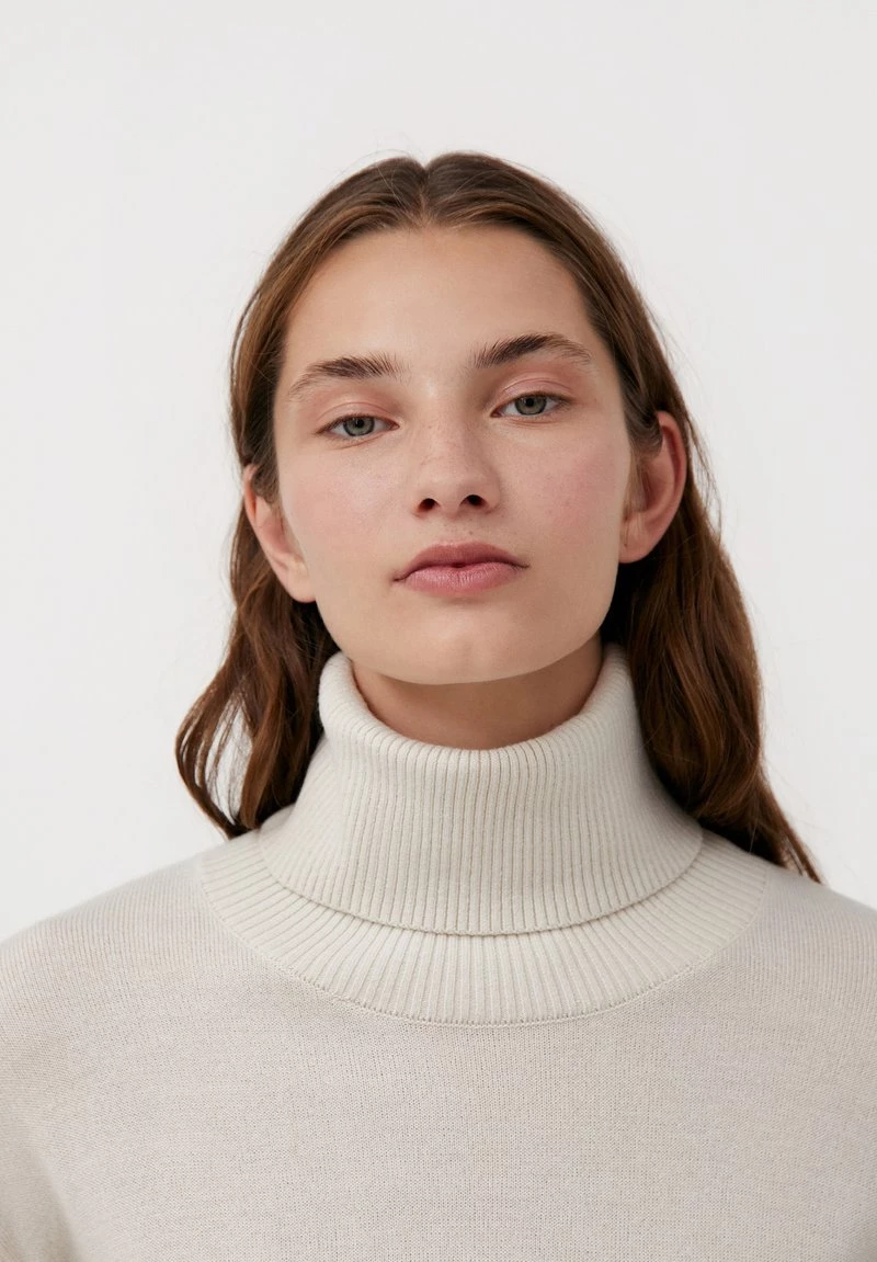 Finn Flare Damen ROLLKRAGEN - Strickpullover - Beige 7 Finn Flare Damen ROLLKRAGEN - Strickpullover - Beige – Bild 5