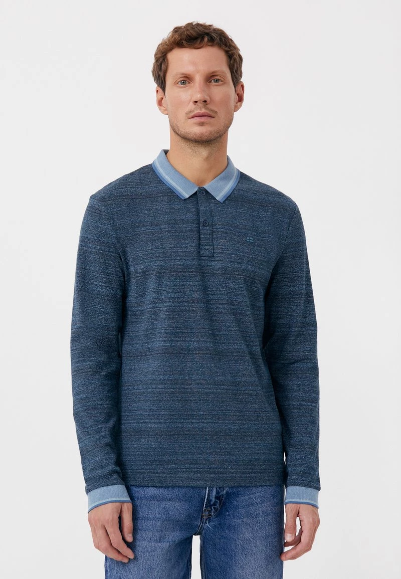 Finn Flare Herren Poloshirt - Blue 3 Finn Flare Herren Poloshirt - Blue