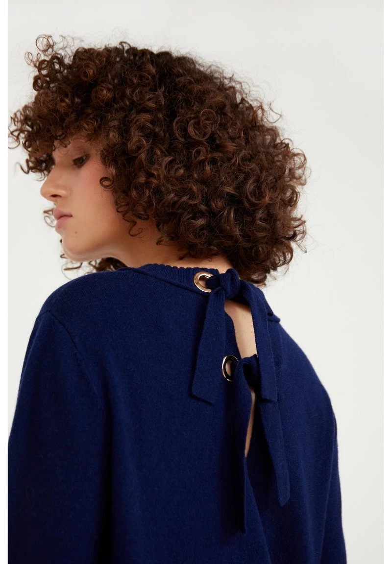 Finn Flare Damen Strickkleid - Dark Blue 6 Finn Flare Damen Strickkleid - Dark Blue – Bild 4