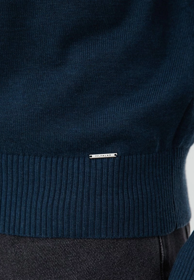 Finn Flare Herren BASIC - Strickpullover - Dark Turquois 9 Finn Flare Herren BASIC - Strickpullover - Dark Turquois – Bild 7