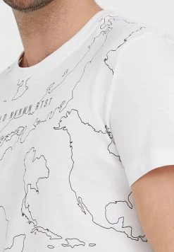 Finn Flare Herren T-Shirt Print - White 14 Finn Flare Herren T-Shirt Print - White -Finn Flare Verkaufsladen e264a15d6a4541a39eb74b6f76d84ca1