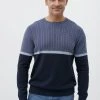 Finn Flare Herren Strickpullover - Dark Blue 2 Finn Flare Herren Strickpullover - Dark Blue -Finn Flare Verkaufsladen e29a865fdfa742719e8272f6ce42d18a