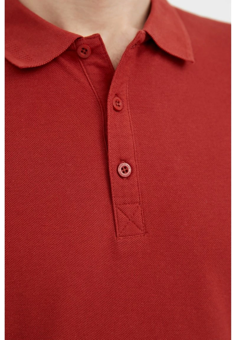 Finn Flare Herren Poloshirt - Red Brown 8 Finn Flare Herren Poloshirt - Red Brown – Bild 6