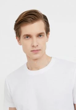 Finn Flare Herren T-Shirt Basic - White -Finn Flare Verkaufsladen e2c6fe910819481b93512b681d0e93d3