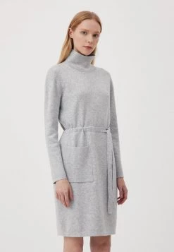Finn Flare Strickkleid - Light Grey | Damen -Finn Flare Verkaufsladen e471fe2c16534812afb7d834016d8970