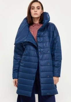 Finn Flare Damen Wintermantel - Dark Blue