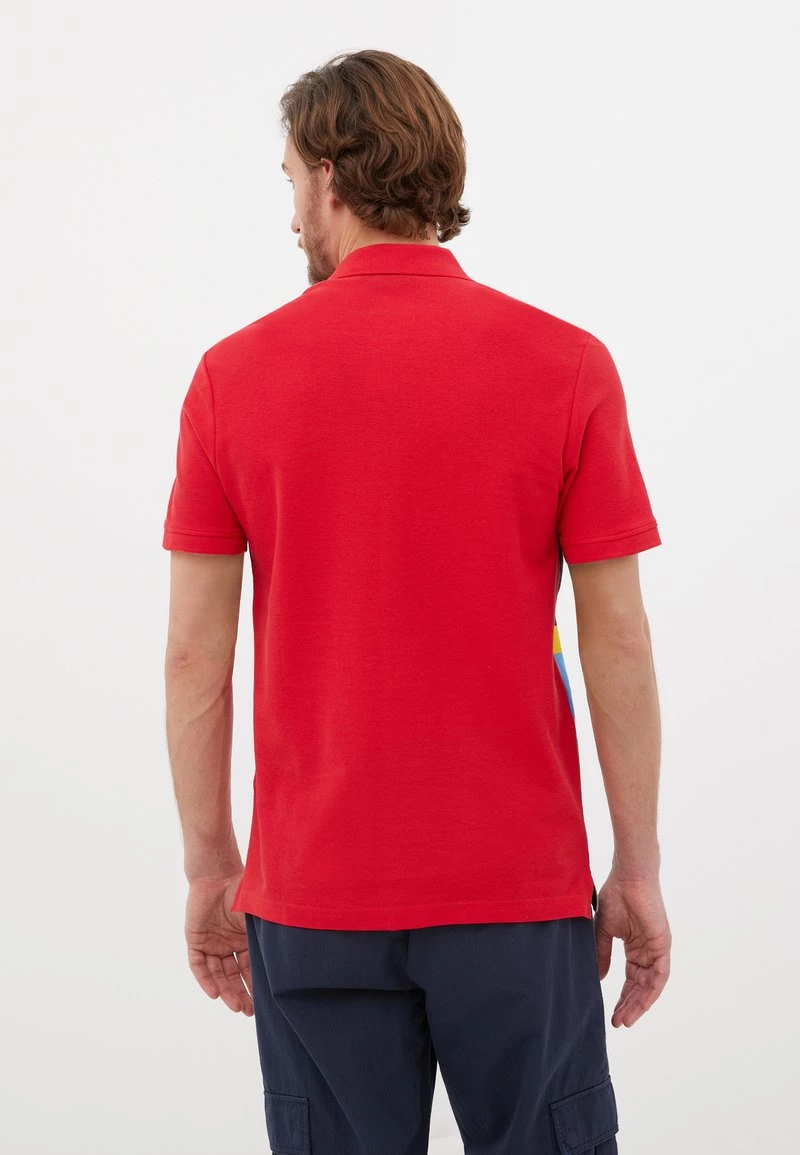 Finn Flare Herren Poloshirt - Red 4 Finn Flare Herren Poloshirt - Red – Bild 2