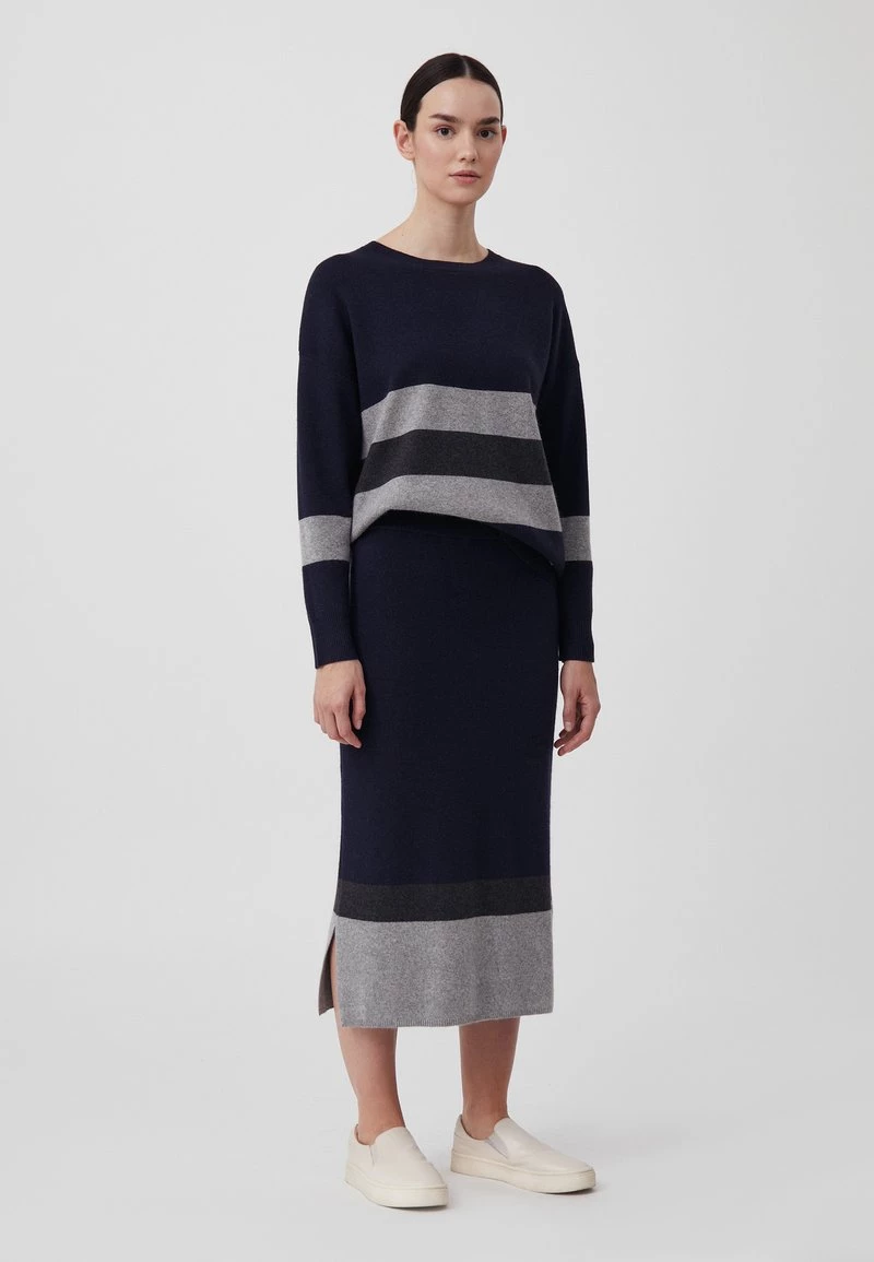 Finn Flare Damen Strickpullover - Dark Blue 4 Finn Flare Damen Strickpullover - Dark Blue – Bild 2