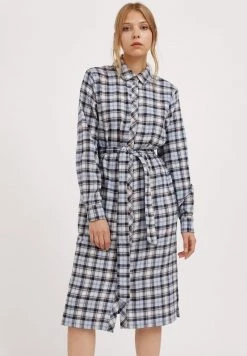 Finn Flare Damen Blusenkleid - Dark Blue