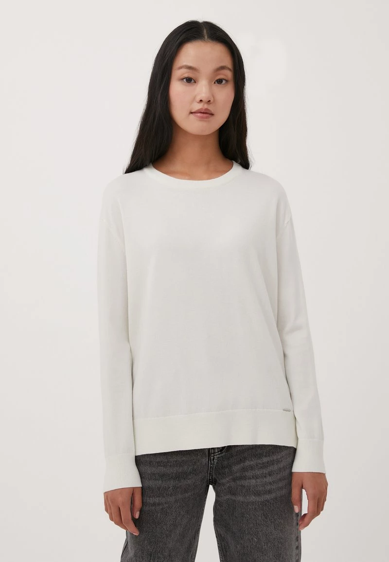 Finn Flare Damen Strickpullover - White 3 Finn Flare Damen Strickpullover - White