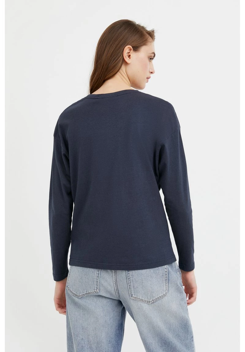 Finn Flare Damen Langarmshirt - Dark Blue 5 Finn Flare Damen Langarmshirt - Dark Blue – Bild 3