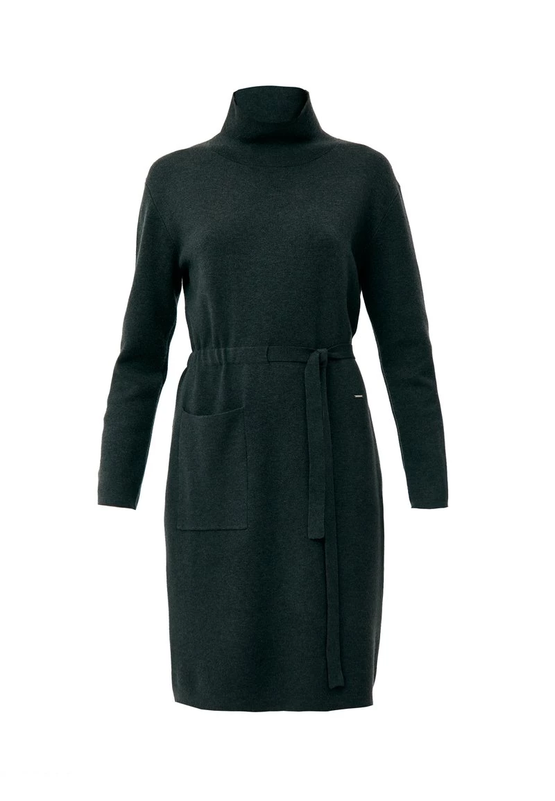 Finn Flare Damen Strickkleid - Dark Green 9 Finn Flare Damen Strickkleid - Dark Green – Bild 7