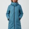 Finn Flare Damen Wintermantel - Dark Turquois -Finn Flare Verkaufsladen e74089a994e34fa8967def7d01e2bf88