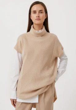 Damen FINN FLARE ROLLKRAGEN - T-Shirt Basic - Beige-brown