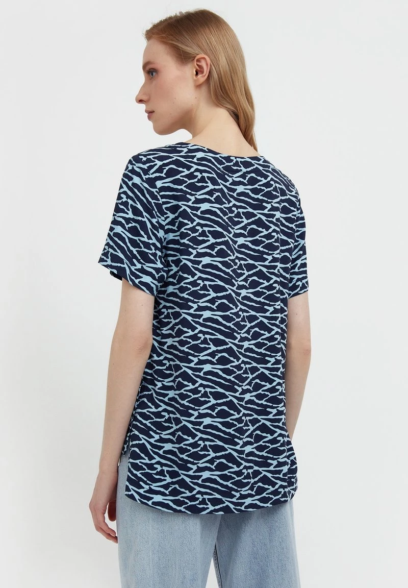 Finn Flare Damen T-Shirt Print - Dark Blue 5 Finn Flare Damen T-Shirt Print - Dark Blue – Bild 3