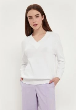 Finn Flare Strickpullover - White | Damen