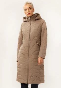 Finn Flare Damen Wintermantel - Light Brown