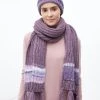 Finn Flare Damen MODE - Schal - Dark Purple -Finn Flare Verkaufsladen e8d6b0bc2e68480ab6d23ed3e3a68a64