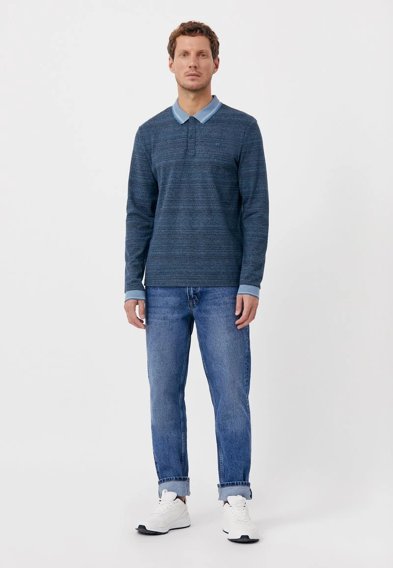 Finn Flare Herren Poloshirt - Blue 4 Finn Flare Herren Poloshirt - Blue – Bild 2