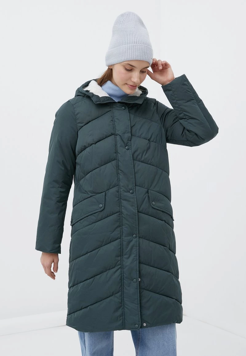 Finn Flare Damen Wintermantel - Dark Green 3 Finn Flare Damen Wintermantel - Dark Green