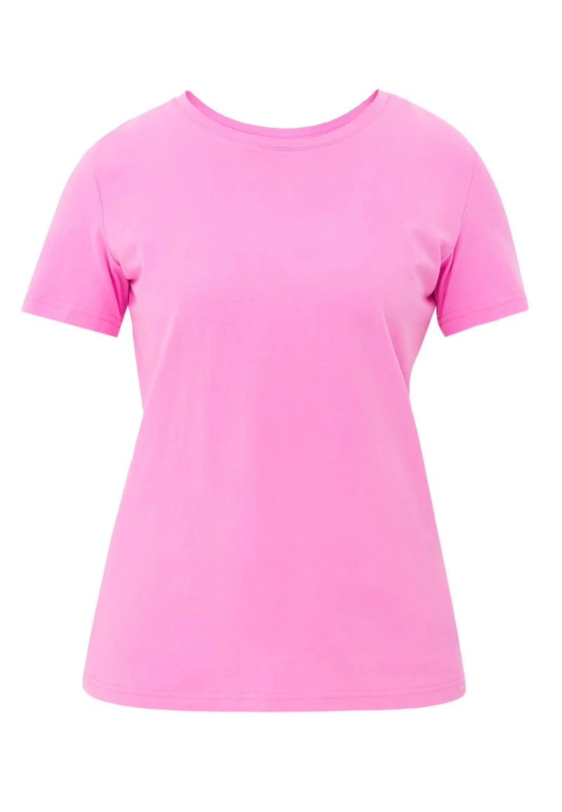 Finn Flare Damen T-Shirt Basic - Neon Pink 8 Finn Flare Damen T-Shirt Basic - Neon Pink – Bild 6