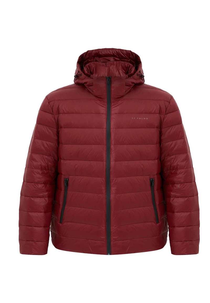 Finn Flare Daunenjacke - Dark Red | Herren 6 Finn Flare Daunenjacke - Dark Red | Herren – Bild 4