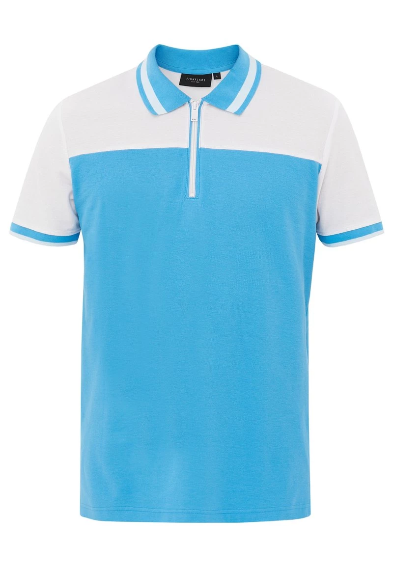 Finn Flare Herren Poloshirt - Blue 6 Finn Flare Herren Poloshirt - Blue – Bild 4