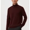 Finn Flare Herren Strickpullover - Dark Red -Finn Flare Verkaufsladen ea3c07d1ce6843a496ebb624dc147207