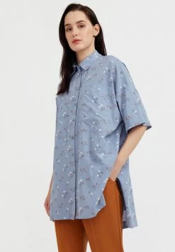 Finn Flare Damen Hemdbluse - Light Blue 12 Finn Flare Damen Hemdbluse - Light Blue -Finn Flare Verkaufsladen eaa3f57fbcd345a6bfd0f23aacbfb613