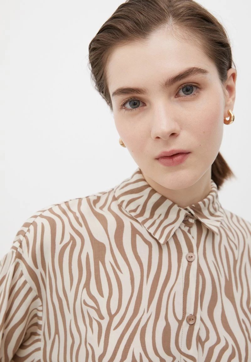 Finn Flare Damen Hemdbluse - Tan 3 Finn Flare Damen Hemdbluse - Tan