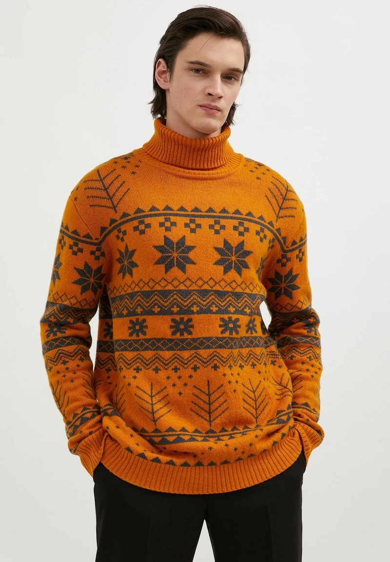 Finn Flare Herren Strickpullover - Sienna 3 Finn Flare Herren Strickpullover - Sienna