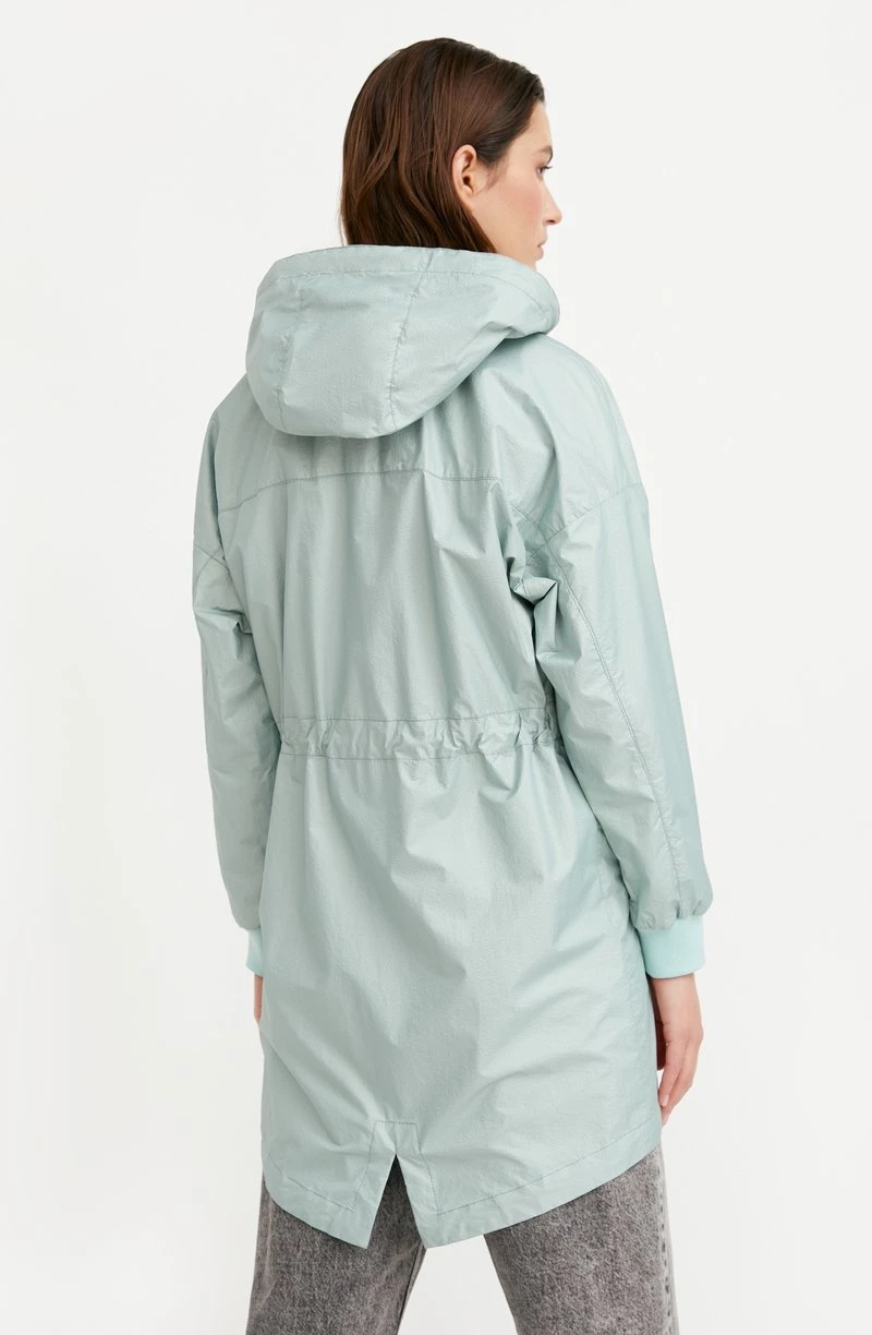 Finn Flare Damen Regenjacke / Wasserabweisende Jacke - Green 5 Finn Flare Damen Regenjacke / Wasserabweisende Jacke - Green – Bild 3