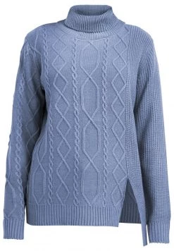 Finn Flare Damen Strickpullover - Light Blue -Finn Flare Verkaufsladen eb6e13eb83c24e46b78acccfa11e257e