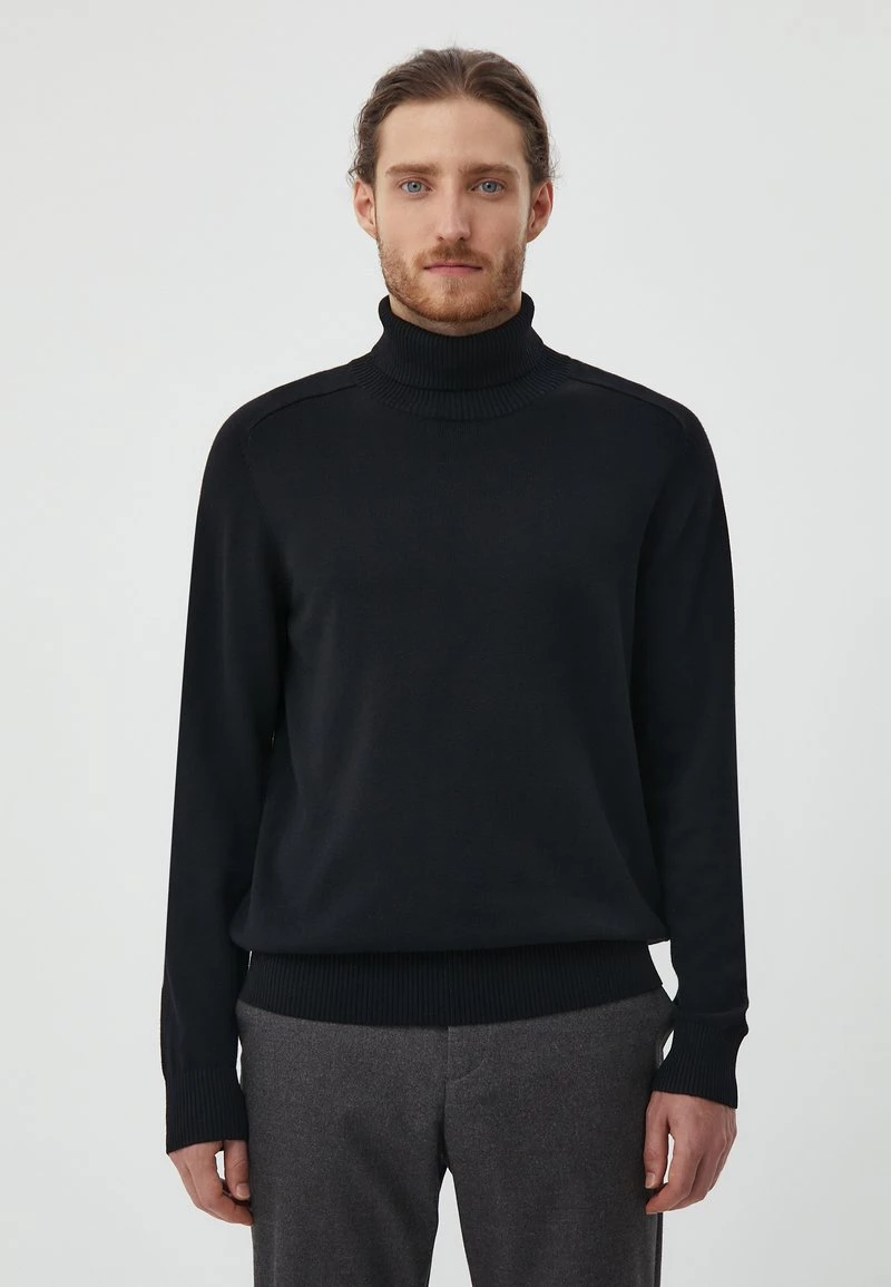 Finn Flare Herren BASIC - Strickpullover - Black 3 Finn Flare Herren BASIC - Strickpullover - Black