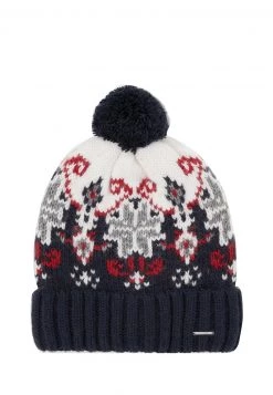 Finn Flare Damen Mütze - Dark Blue -Finn Flare Verkaufsladen eba43569cca2480290472873ecc40403