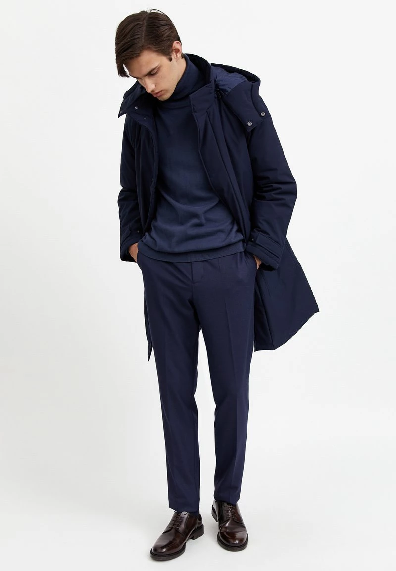 Finn Flare Herren Kurzmantel - Dark Blue 4 Finn Flare Herren Kurzmantel - Dark Blue – Bild 2