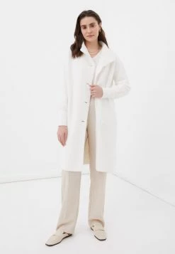 Finn Flare LÄSSIG - Klassischer Mantel - White | Damen