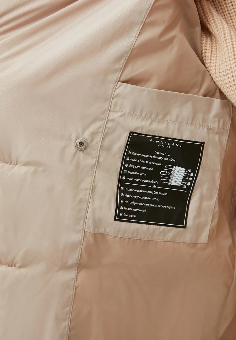 Finn Flare Damen Wintermantel - Beige 10 Finn Flare Damen Wintermantel - Beige – Bild 8