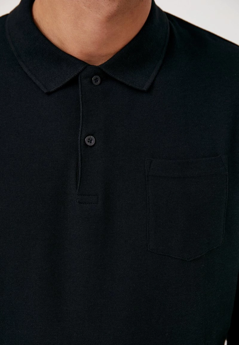 Finn Flare Herren Poloshirt - Black 8 Finn Flare Herren Poloshirt - Black – Bild 6