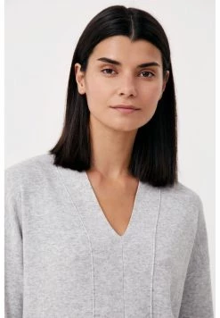 Finn Flare Damen Jerseykleid - Light Grey -Finn Flare Verkaufsladen ed3fadeb64ec449faa55a385dde829af