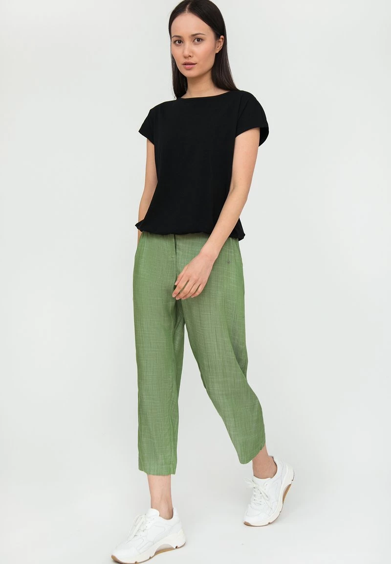 Finn Flare Damen Stoffhose - Green 3 Finn Flare Damen Stoffhose - Green