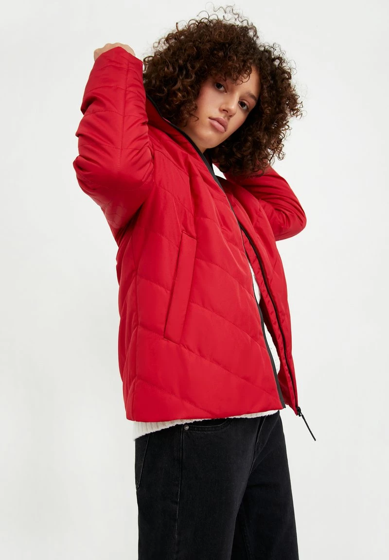 Finn Flare Damen Übergangsjacke - Red 3 Finn Flare Damen Übergangsjacke - Red