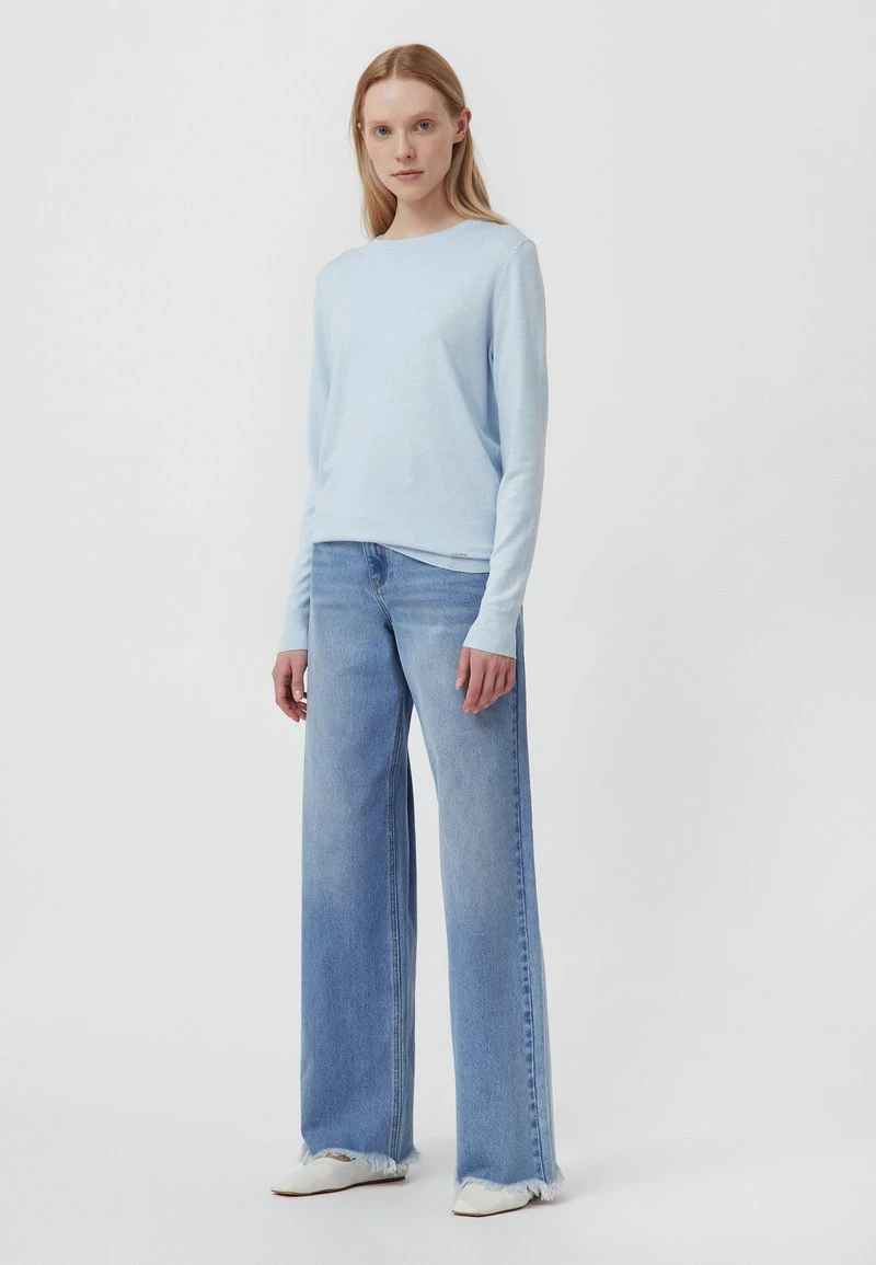 Finn Flare Damen Strickpullover - Light Blue 4 Finn Flare Damen Strickpullover - Light Blue – Bild 2