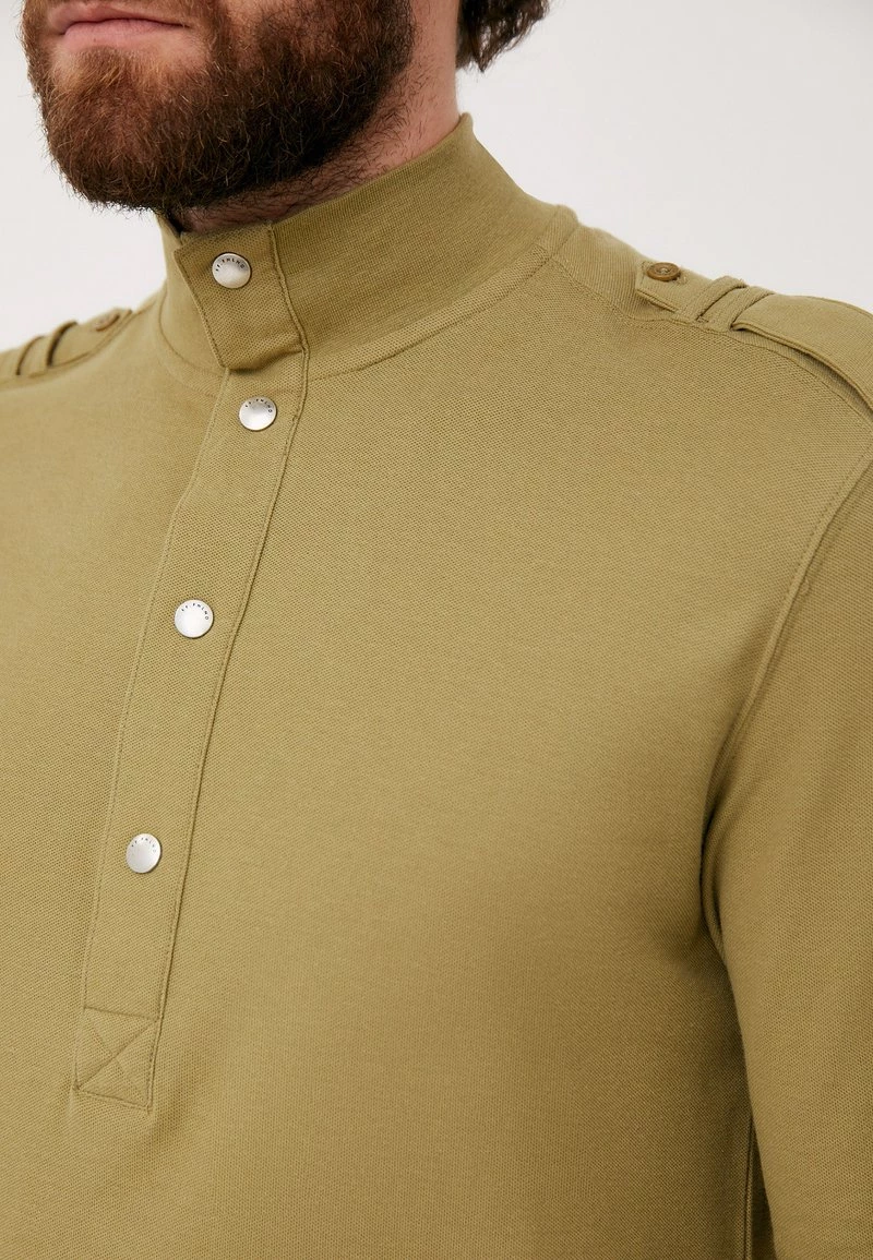 Finn Flare Herren Langarmshirt - Olive-green 8 Finn Flare Herren Langarmshirt - Olive-green – Bild 6