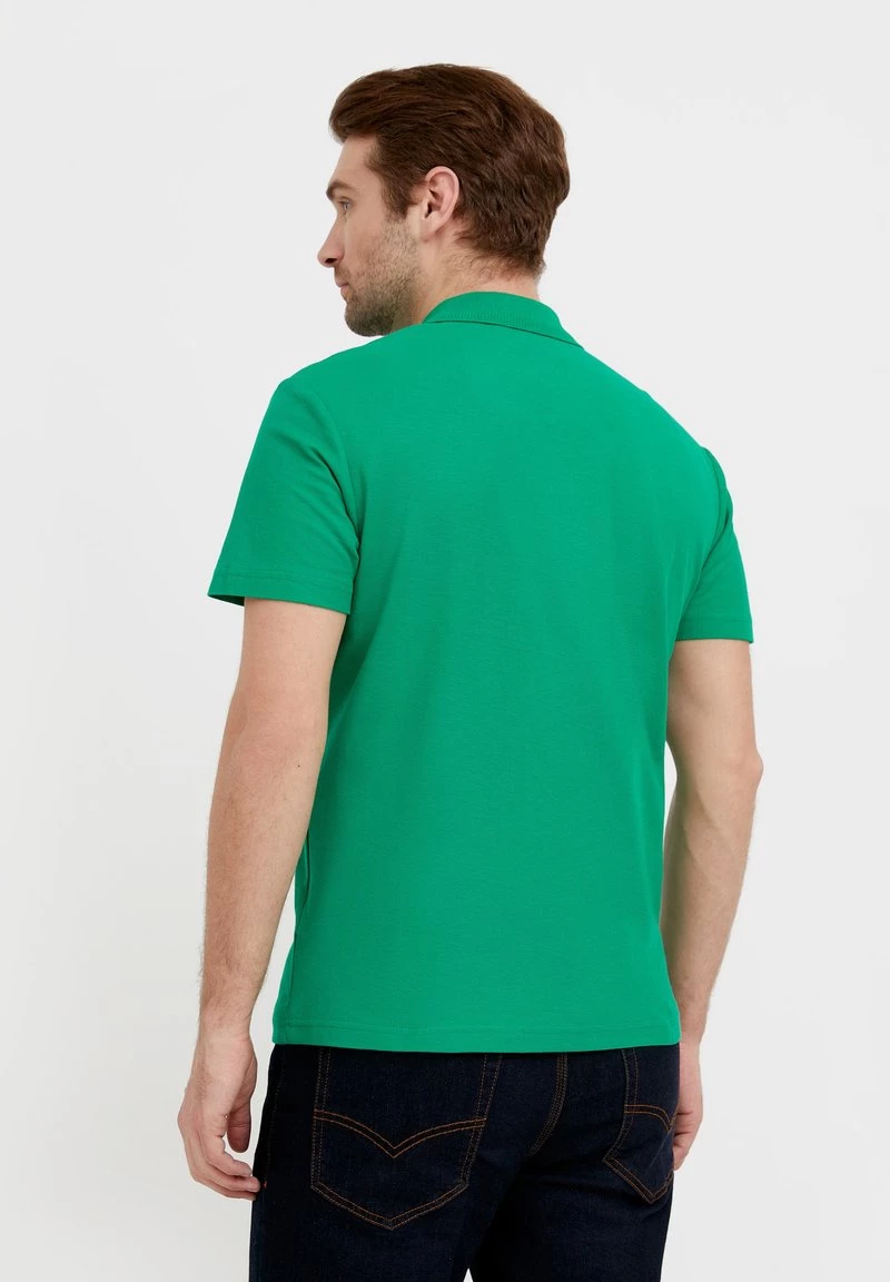 Finn Flare Herren Poloshirt - Green 5 Finn Flare Herren Poloshirt - Green – Bild 3