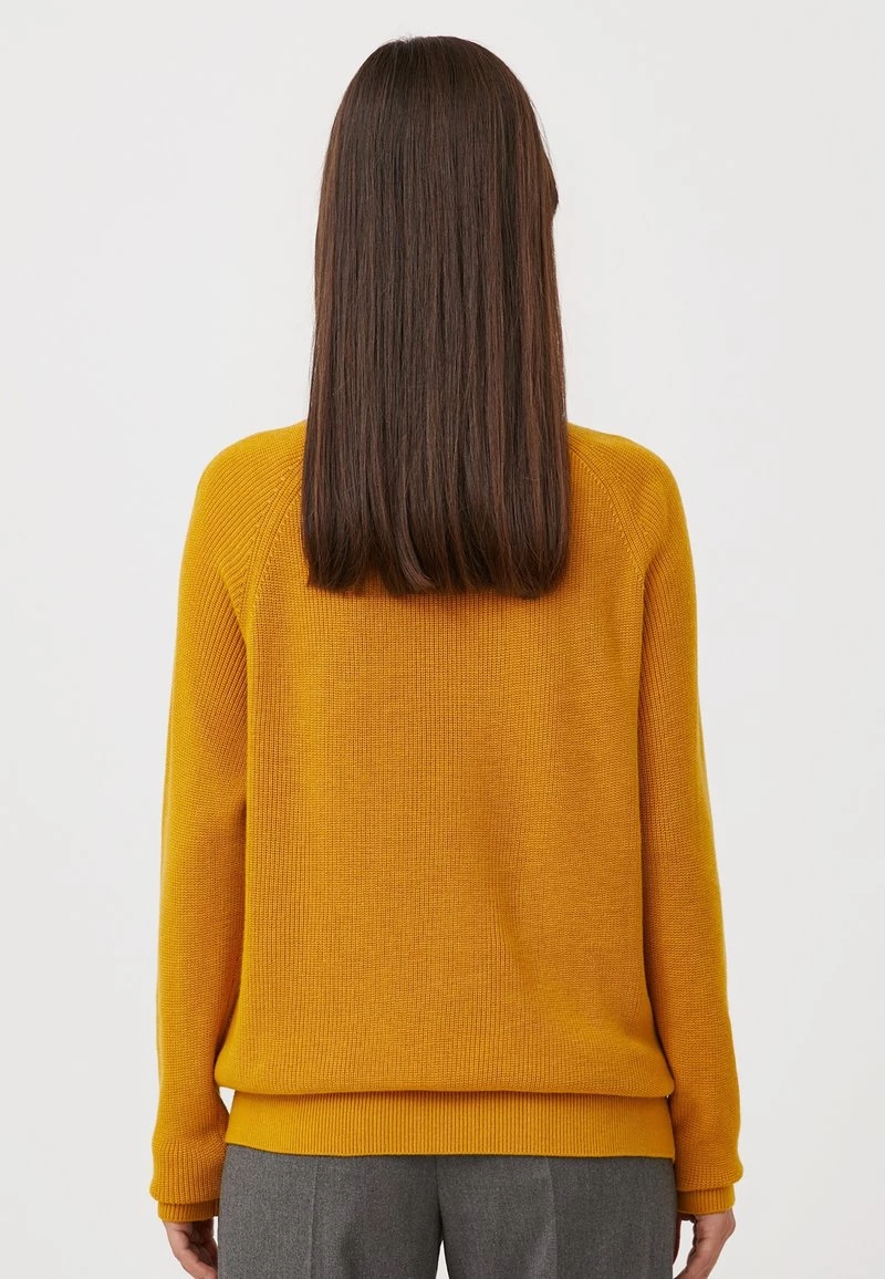 Finn Flare Damen Strickpullover - Mustard 5 Finn Flare Damen Strickpullover - Mustard – Bild 3