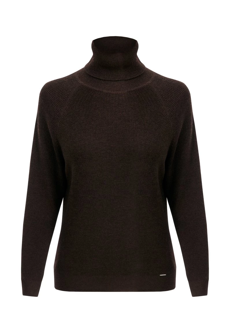Finn Flare Damen Strickpullover - Brown 9 Finn Flare Damen Strickpullover - Brown – Bild 7