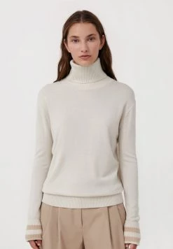 Finn Flare Damen ROLLKRAGEN - Strickpullover - Beige